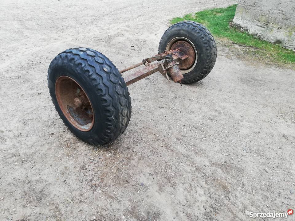 Oś przyczepa rozrzutnik kujawsko-pomorskie Samin