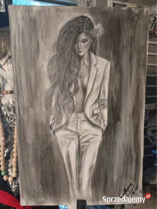 obraz in a suit handmade