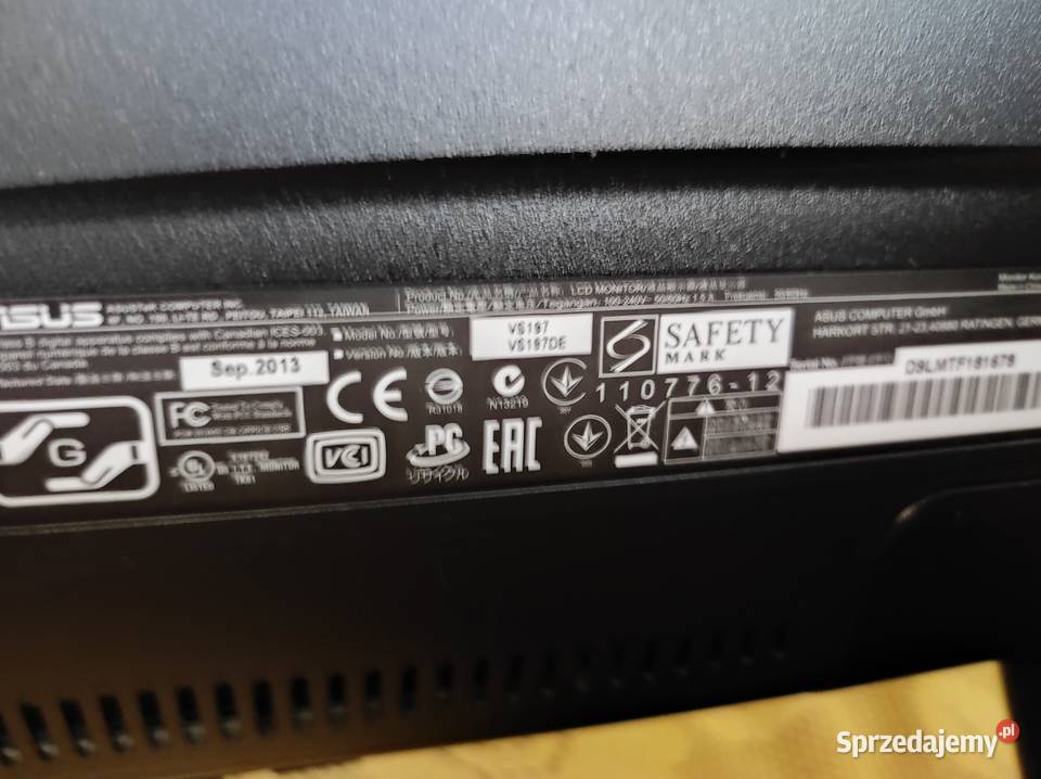 Mały Monitor Asus Sprawny Borów