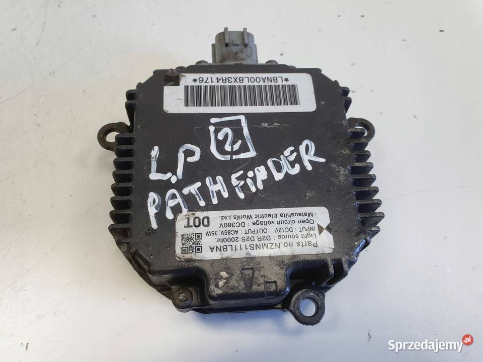 Nissan Murano Pathfinder PRZETWORNICA lampy