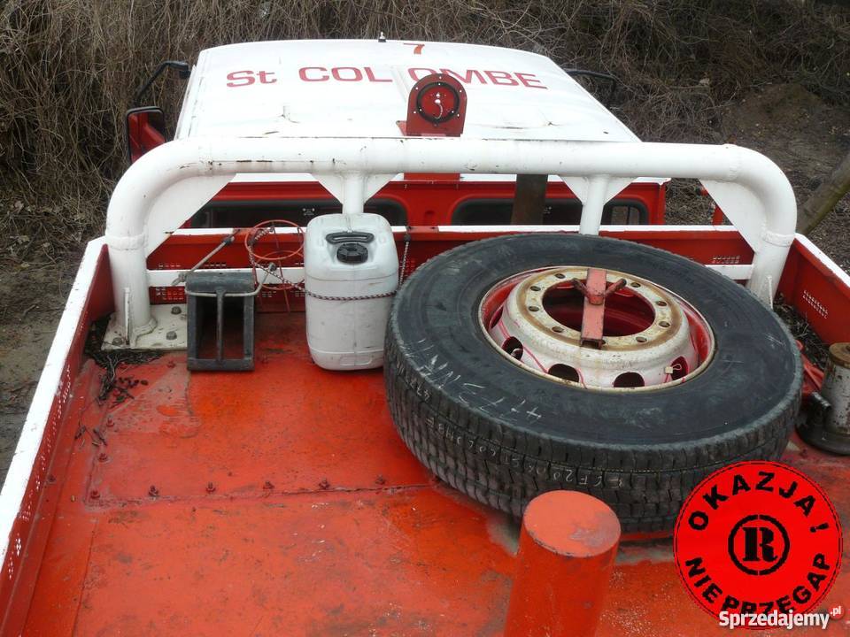 Wóz strażacki 4x4 Renault S170 1991 zabud Camiva blokada mostu małopolskie