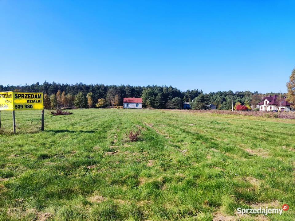 2 działki budowlane 2x 800 m2 Grębiszew Mińsk