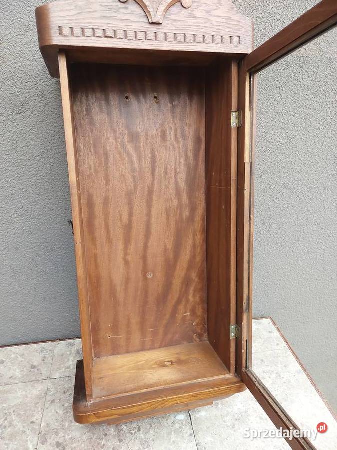 Szafka witrynka z obudowy starego zegara 1934r pomorskie Tczew