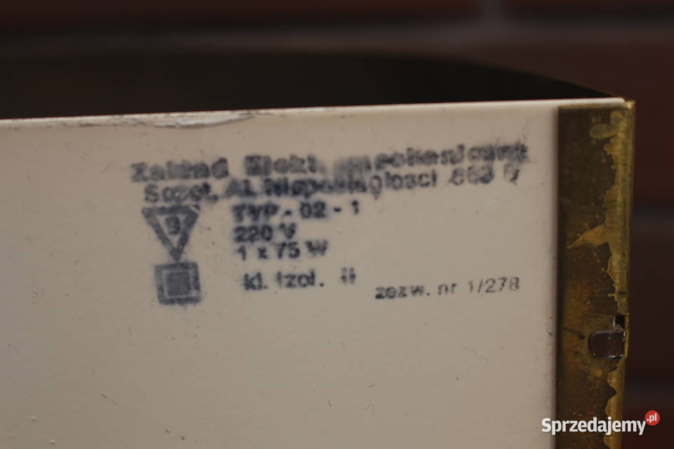 kinkiet z prl Pozostałe wielkopolskie Kalisz