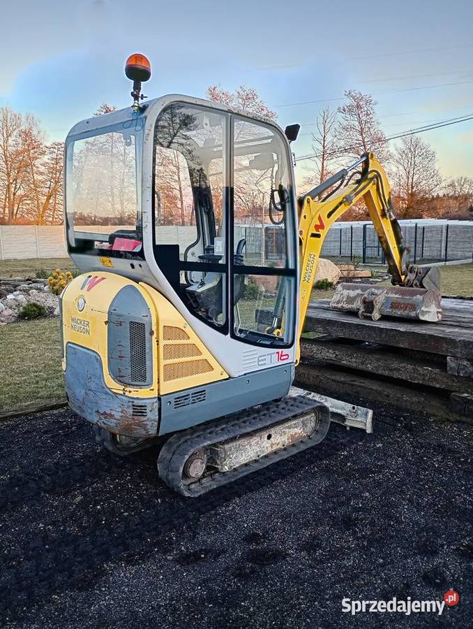 Mini koparka Wacker Neuson ET16 z 2017r Sędziszów sprzedam
