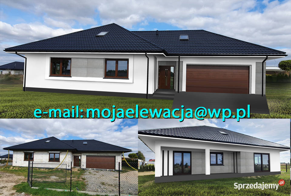 Projekt elewacji 4 sciany Wykonanie elewacji Warszawa usługi budowlane