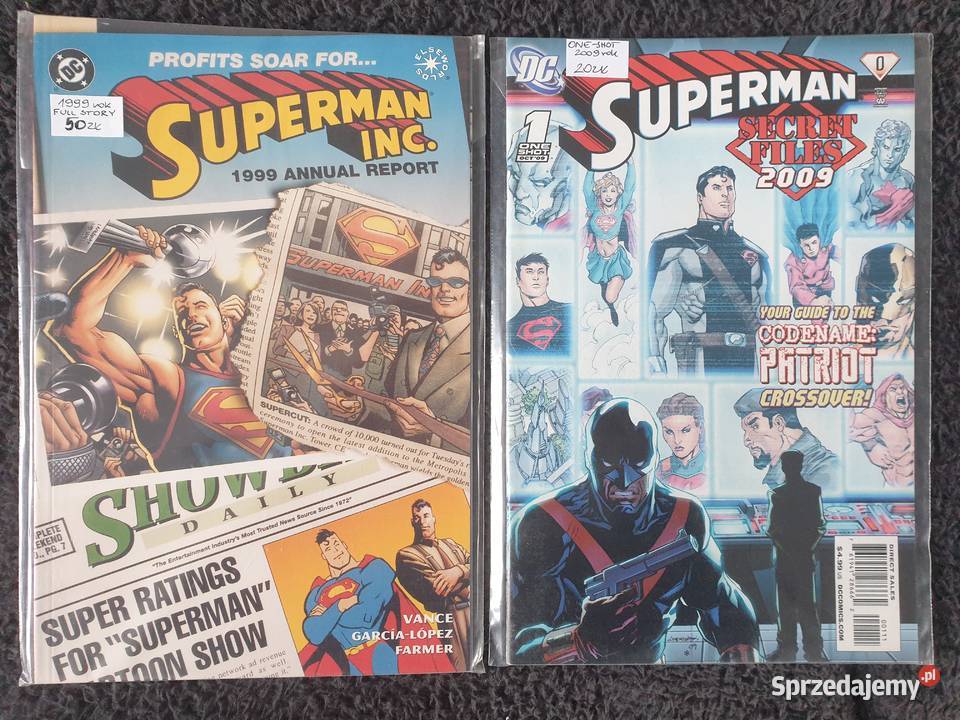Superman 12 komiksów DC USA sprzedam