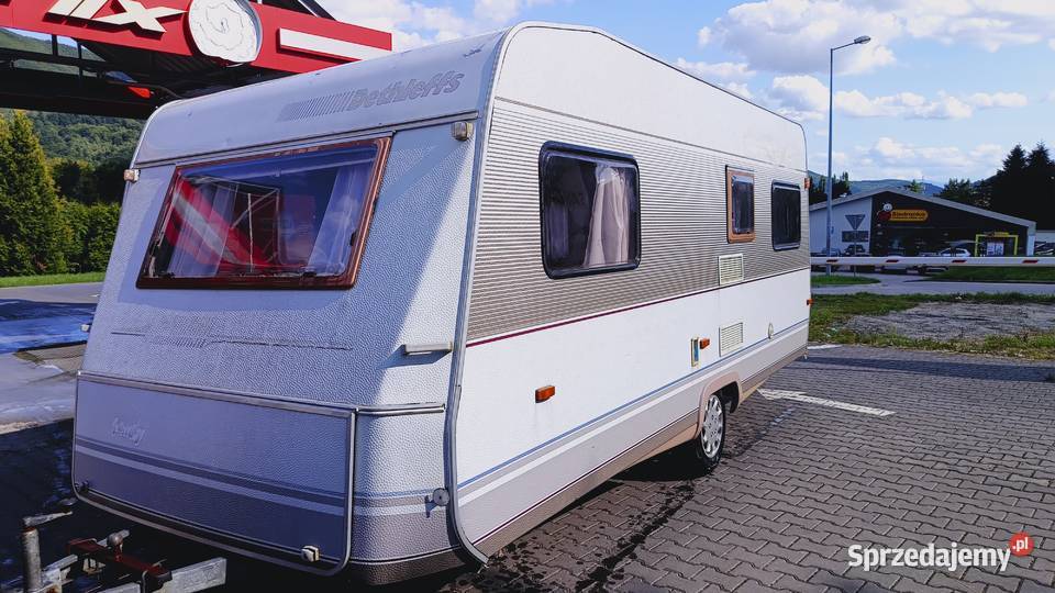 przyczepa kempingowa campingowa kemping OKAZJA Dethleffs Motoryzacja Międzybrodzie Bialskie