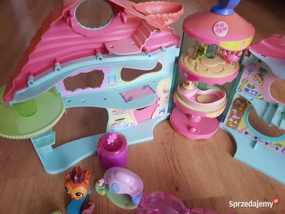 Littlest pet shop mega zestaw duży domek Edukacyjne Rożki