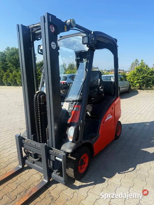 wózek widłowy LINDE H16 LPG Triplex 460m przesuw Działoszyn