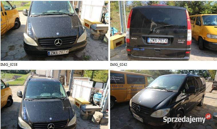 Syndyk sprzeda Mercedes Benz VITO rprod 2008 374070km Wałcz