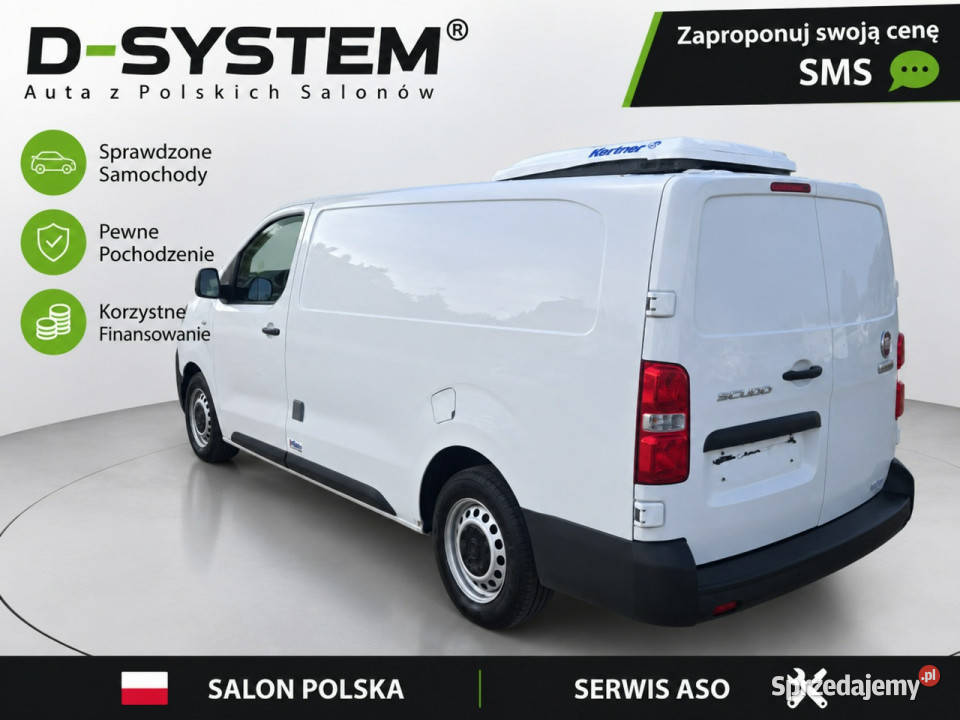 Fiat Scudo 23r LONG Furgon fvat Chłodnia wspomaganie kierownicy Białystok sprzedam
