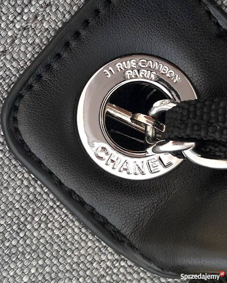 CHANEL TOREBKA POPIEL SZARA MELANŻ ŁAŃCUSZKI Bydgoszcz