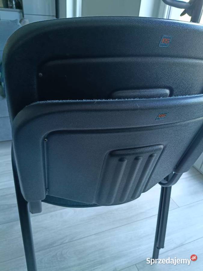 Krzesła tapicerowane metalowe Leszno sprzedam