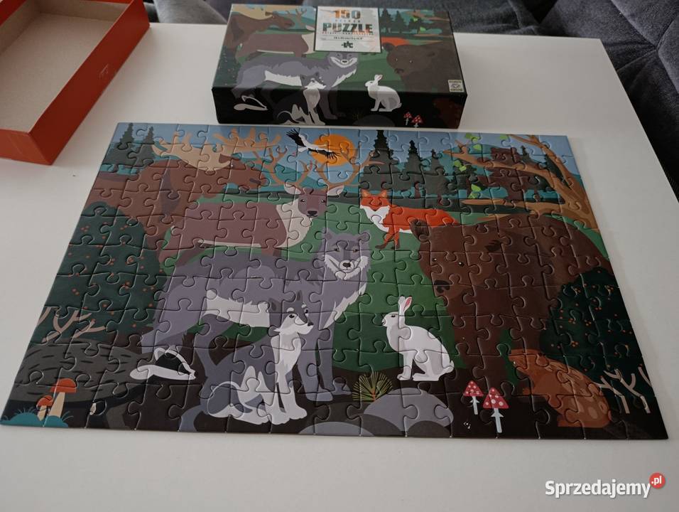 puzzle 150 elementów dziki świat wielkopolskie