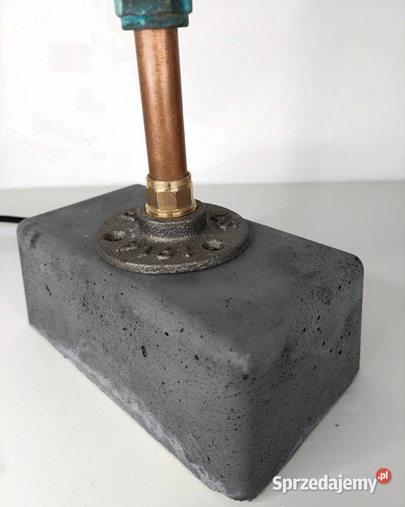 lampka beton abażur loft Warszawa