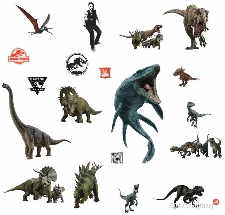 Jurassic World Naklejki Winylowe na Ścianę Mogilany