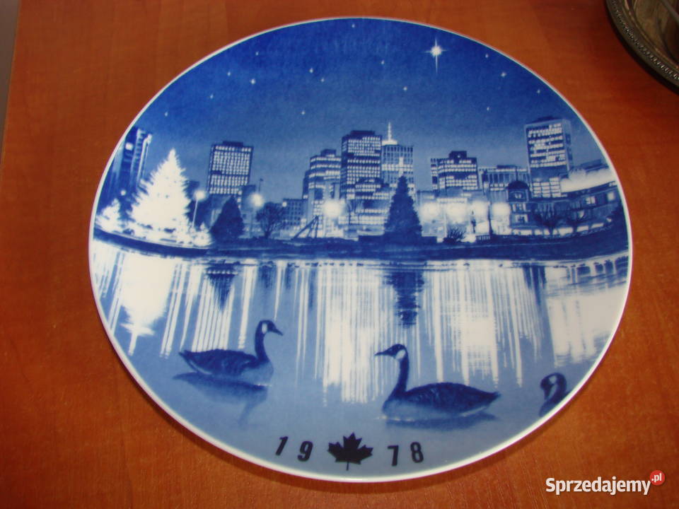 Vancouver talerz świąteczny 1978 Hutschenreuther Pruszcz Gdański
