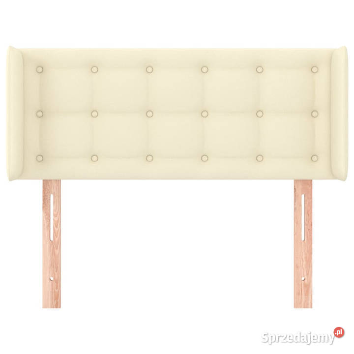Zagłówek uszak kremowy 103x16x7888 sztuczna mazowieckie