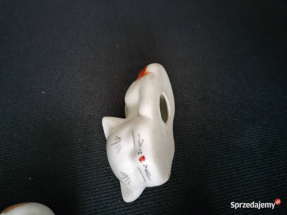 Sprzedam 4 porcelanowe kotki Choszczno