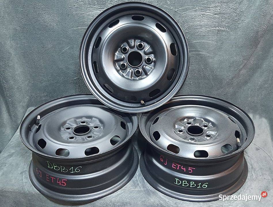 DBB16 Felga stalowa 2 6Jx14CH ET45 5x100 CH 541 Włoszczowa sprzedam