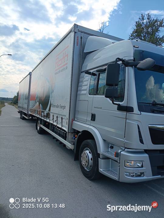 MAN TGM 15290 przyczepa Wecon zestaw 38EP 77x305 podgrzewane fotele Orońsko sprzedam