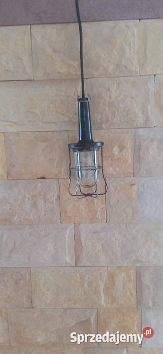 Lampa wisząca loft PRL Jasieniec