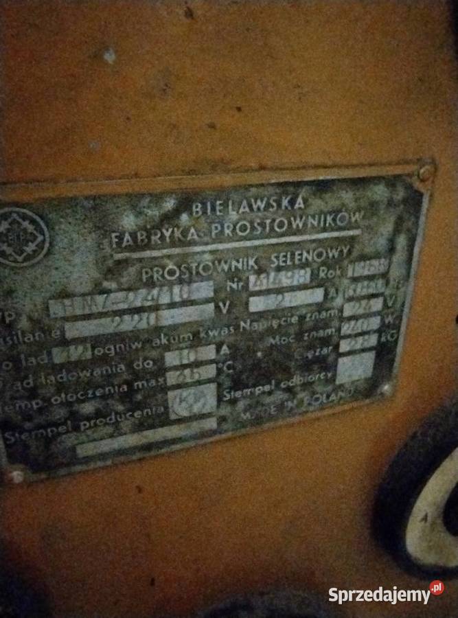 Prostownik prl z 1968 roku wielkopolskie Poznań