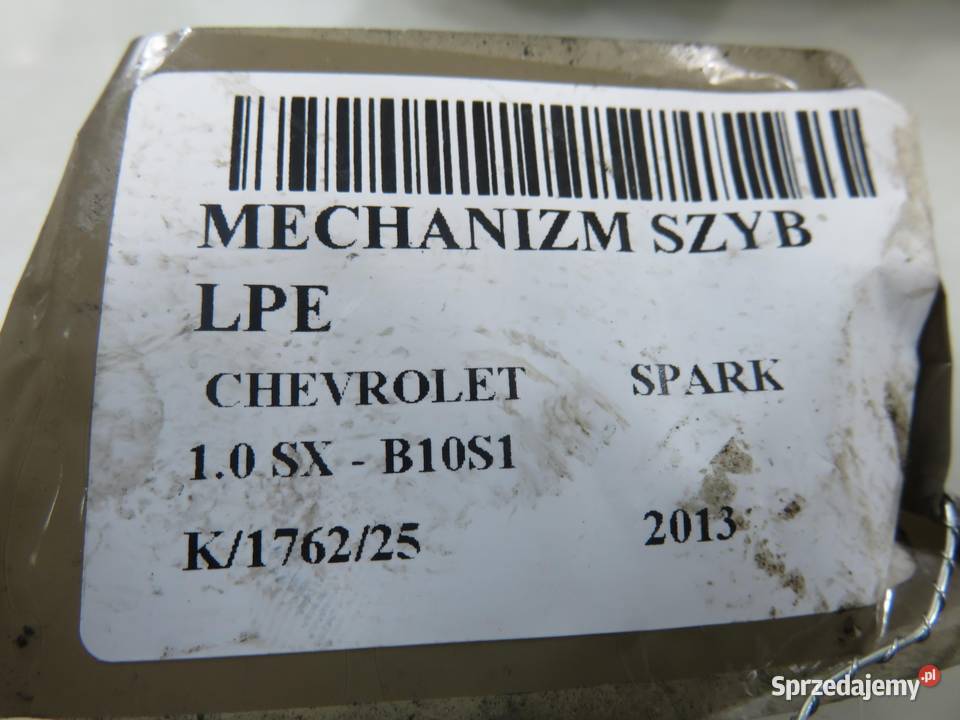 PODNOŚNIK SZYBY LEWY PRZEDNI CHEVROLET SPARK