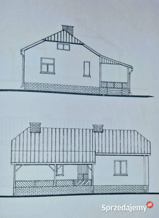 Dom działka Lipówki gmina Pilawa drewno