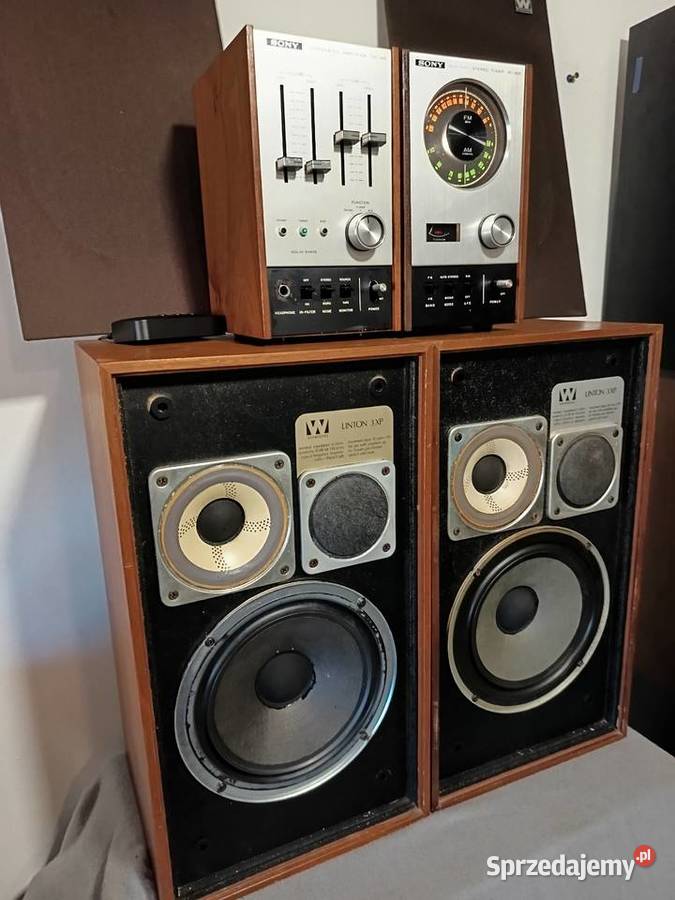 Zestaw Vintage SONY WHARFEDALE Wieże i miniwieże Gdynia