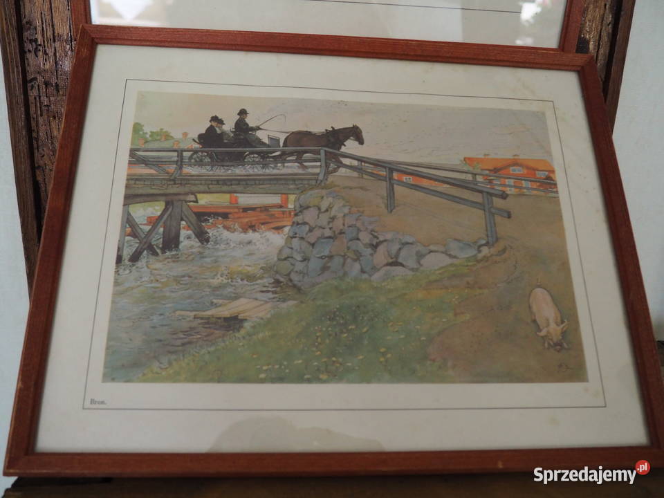 Stare AkwareleCarl Larssonreprodukcje2 Vintage zachodniopomorskie Szczecin sprzedam