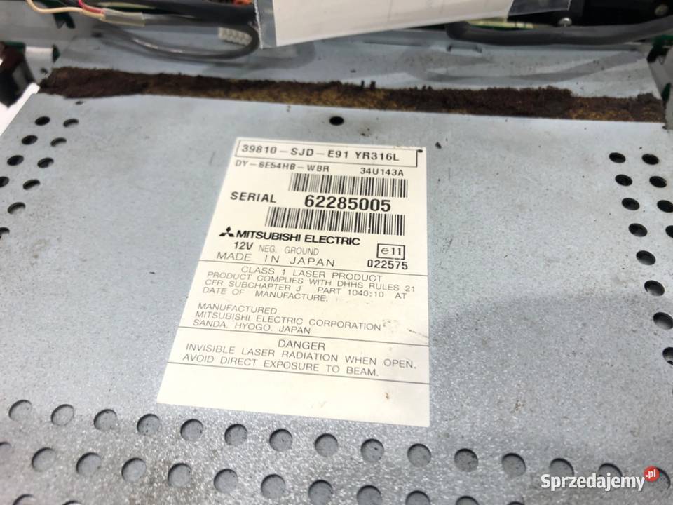 RADIO NAWIGACJA HONDA FRV 39810SJDE91 ODTWARZACZ