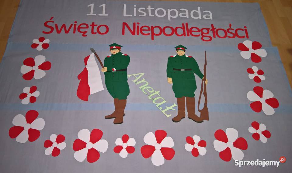 Dekoracja na 11Listopad Dzień Niepodległości z Garwolin sprzedam