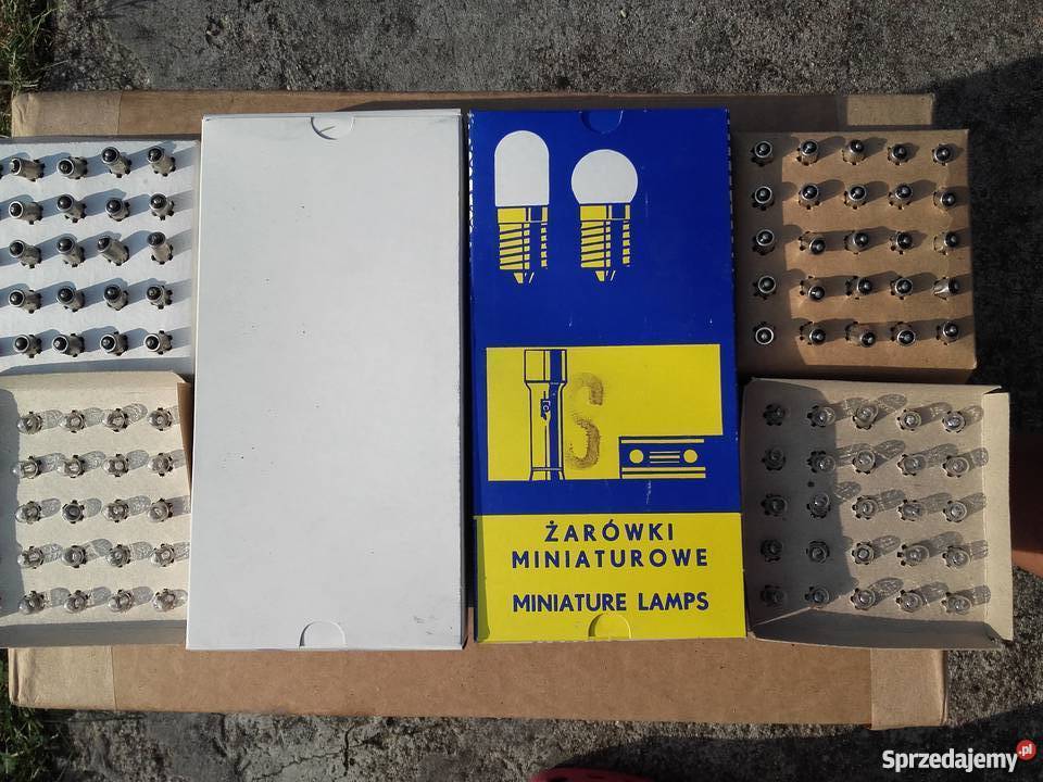 Żarówki miniaturowe