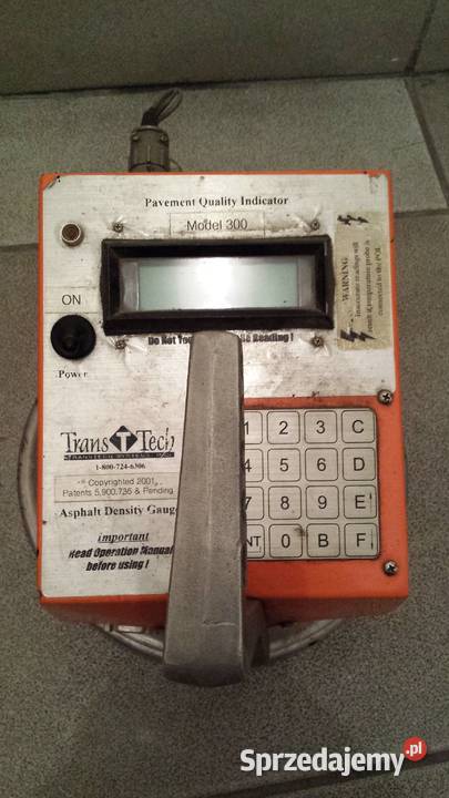 Urządzenie pomiaru zagęszczenia temperatury masy Kraków