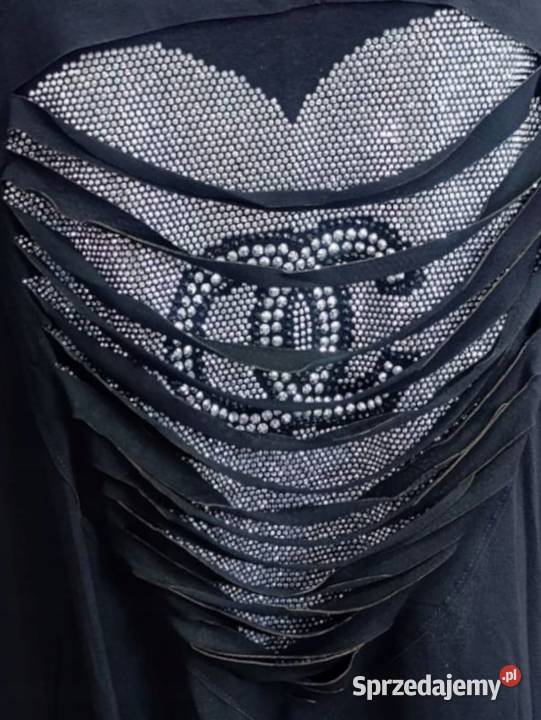 Tunika damska PLUS SIZE serca i przetarciem kolorowy Pątnów