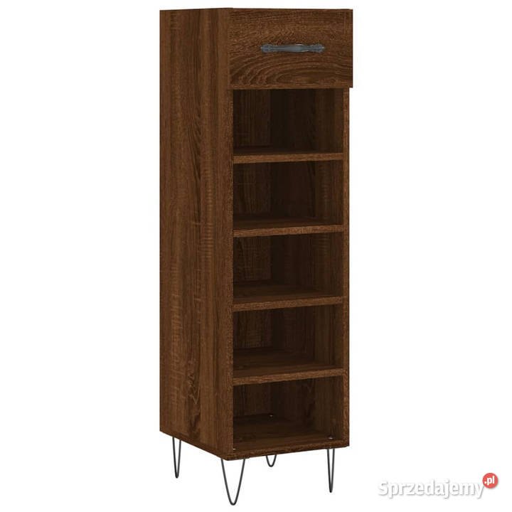 Szafka na buty brązowy dąb 30x35x105 WM829675 Warszawa sprzedam