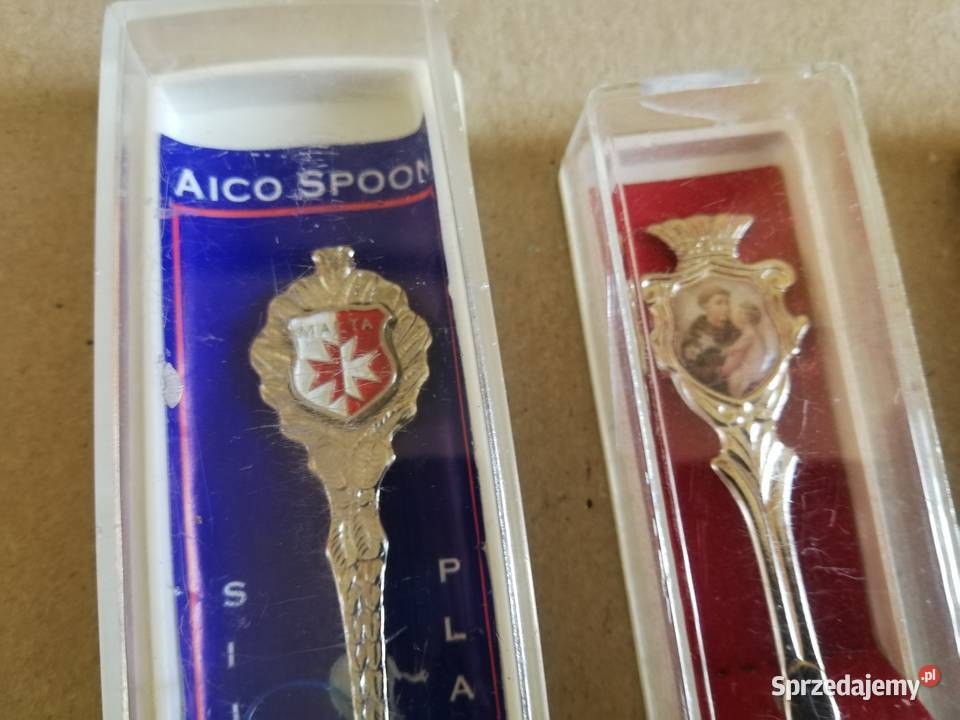 Łyżeczki kolekcjonerskie pamiątkowe Szczecin