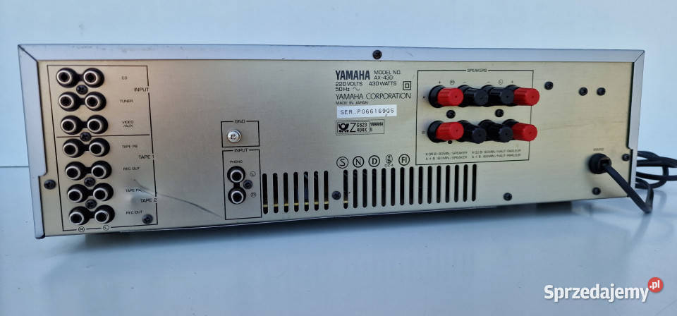 Wzmacniacz Yamaha AX430 AX 430 amplifier Amplitunery Międzychód sprzedam