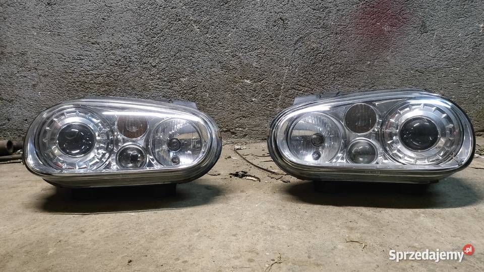 Lampy przednie soczewka VW Golf 4 Jabłonka