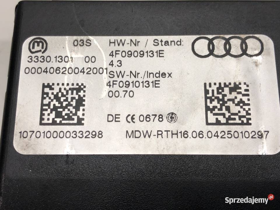 KLUCZYK AUDI A6 C6 4F0909131E 0411 PILOT