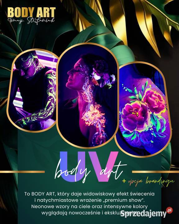 BODY ART face painting body painting UV Warszawa