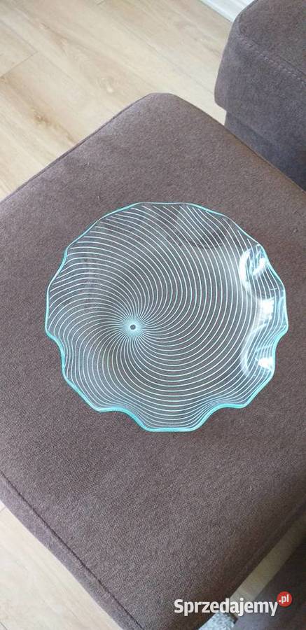 Talerzyki falbany prl łódzkie Przedbórz