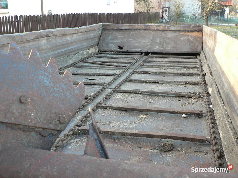 Rozrzutnik obornika dwuosiowy do remontu