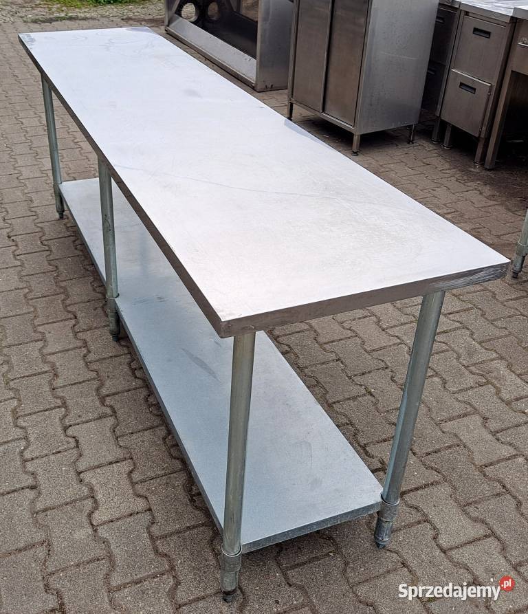 STÓŁ GASTRONOMICZNY CENTRALNY Z PÓŁKĄ 2446090 Nowe Skalmierzyce