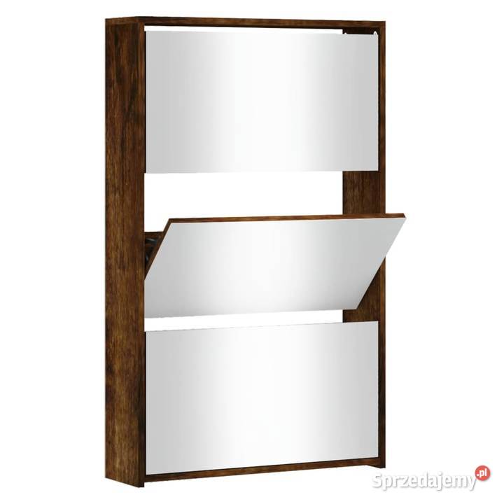 vidaXL Szafka na buty z lustrem i 3 szufladami Warszawa