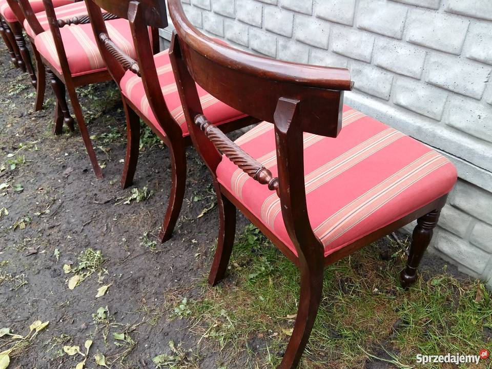 Komplet 6 krzeseł w stylu biedermeier 209 Kościan