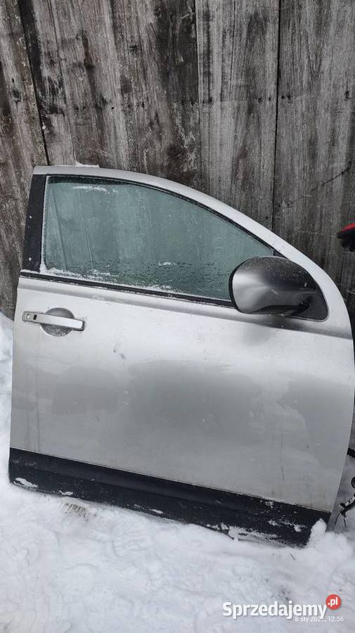 Drzwi Lewe Nissan Qashqai I j10 Srebrne Polift