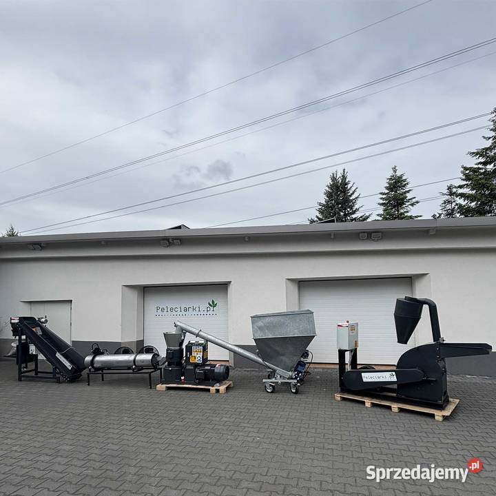 KOMERCYJNA PRODUKCJA PELET MŁYN PELECIARKA Olsztyn